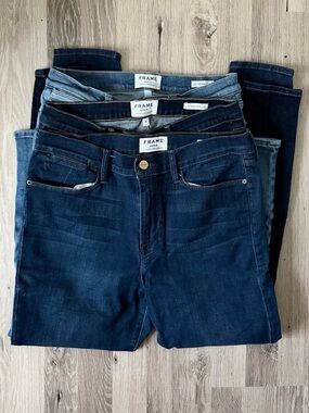 Frame Denim Skinny Jeans Bundle (3)